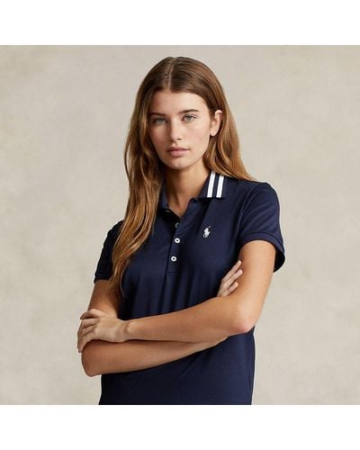 Polo Ralph Lauren Wimbledon Pique Polo Shirt - Blue
