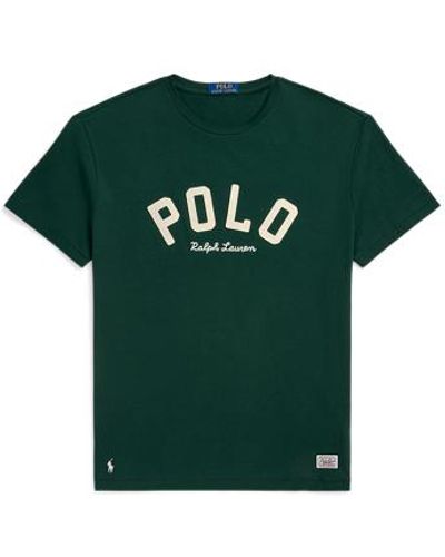Polo Ralph Lauren Classic-Fit Jersey-T-Shirt mit Logo - Grün