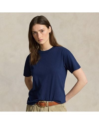 Ralph Lauren Cotton Jersey Crewneck T-shirt - Blue