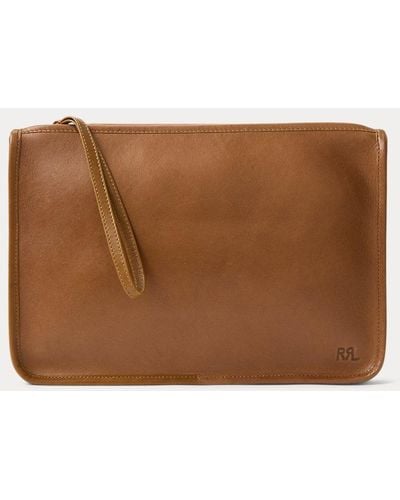RRL Leather Pouch - Brown