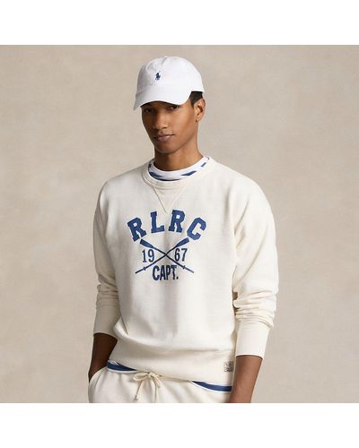 Polo Ralph Lauren Vintage-Fit Fleece-Sweatshirt mit Grafik - Weiß