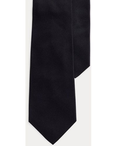 Ralph Lauren Purple Label Cravate en satin de soie - Noir