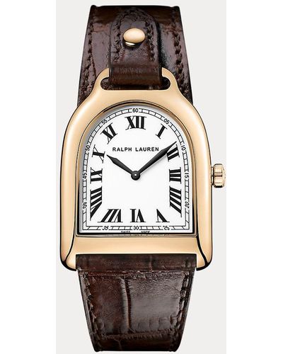 Ralph Lauren Orologio piccolo in oro rosa - Multicolore