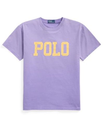 Polo Ralph Lauren Logo Cotton Jersey T-shirt - Purple