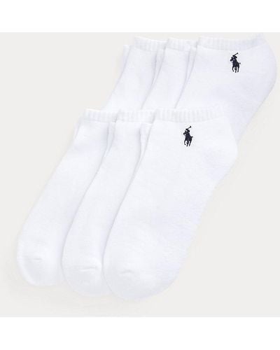 Polo Ralph Lauren Cushioned Low-cut-sock 6-pack - White