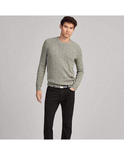 Ralph Lauren Cable-knit Cashmere Sweater - Gray