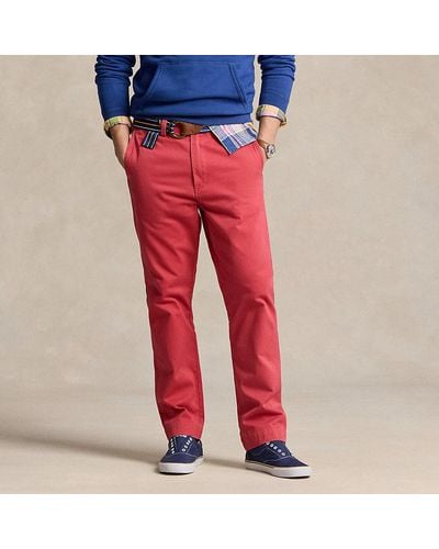 Polo Ralph Lauren Salinger Straight Fit Chino Trouser - Red