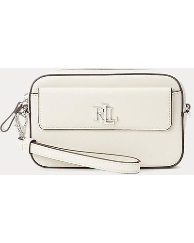 Lauren by Ralph Lauren Leather Small Marcy Convertible Pouch - Natural
