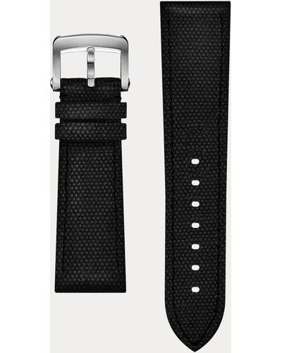 Ralph Lauren Uhrarmband aus Segeltuch - Schwarz