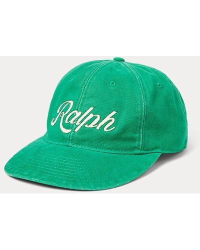 Polo Ralph Lauren Appliquéd Twill Ball Cap - Green