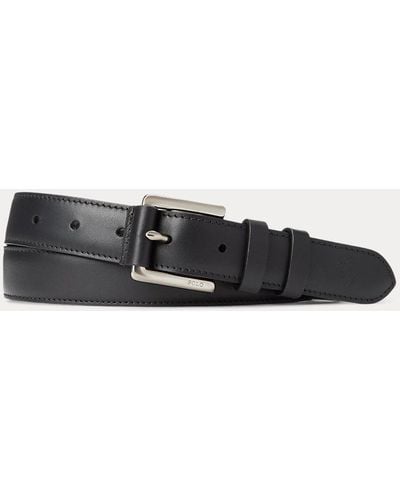 Polo Ralph Lauren Calfskin Dress Belt - Black