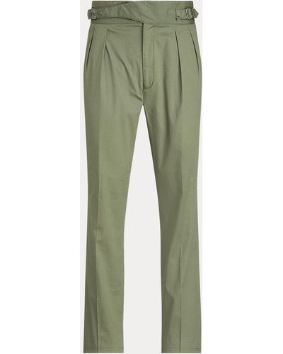 Polo Ralph Lauren Stretch-Ripstop-Anzughose mit Schnalle - Grün
