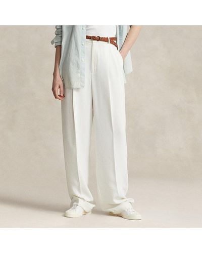 Polo Ralph Lauren Pantalón de pernera recta con pinzas - Blanco