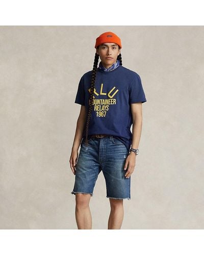 Polo Ralph Lauren Classic-Fit Denim-Shorts im Vintage-Stil - Blau
