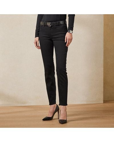 Ralph Lauren Collection 400 Matchstick Jeans - Zwart