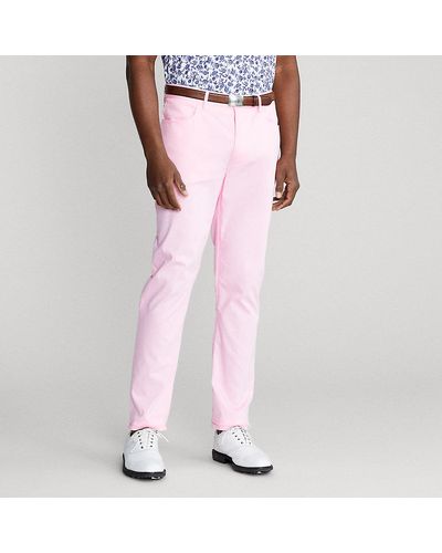 Polo Ralph Lauren Ralph Lauren Tailored Fit Performance Twill Pant - Pink