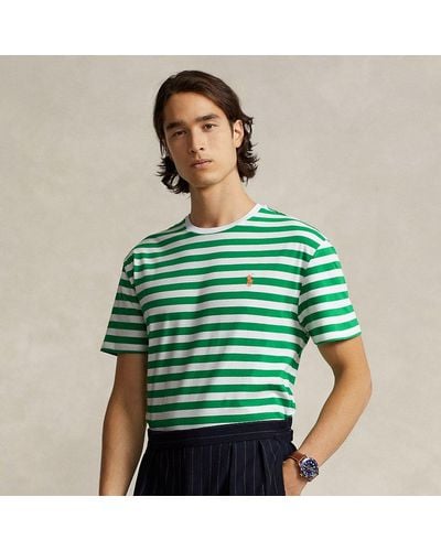 Ralph Lauren Classic Fit Striped Jersey T-shirt - Green