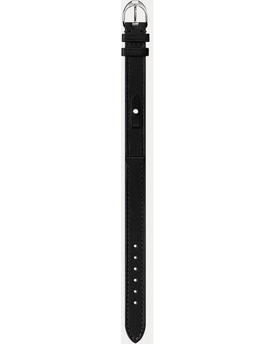 Ralph Lauren Mini-Stirrup-Armband aus Kalbsleder - Weiß