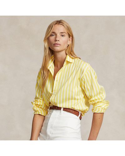 Ralph Lauren Camicia in cotone a righe Relaxed-Fit - Multicolore