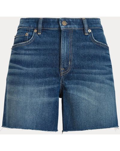 Ralph Lauren High-rise Denim Short - Blue