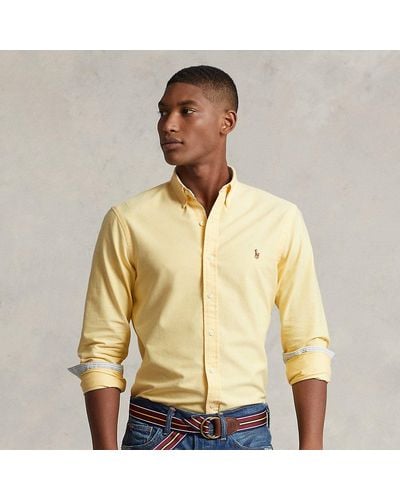 Polo Ralph Lauren Camisa Oxford Custom Fit - Neutro