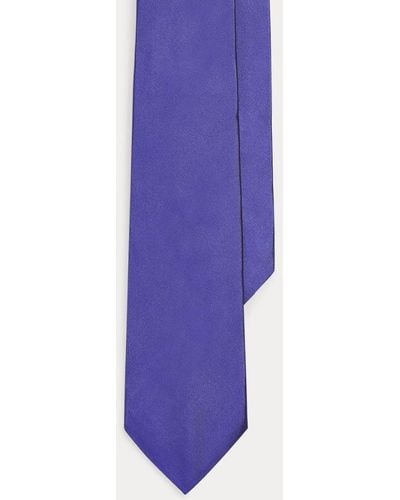 Ralph Lauren Purple Label Corbata de piel de seda - Morado