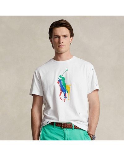 Ralph Lauren Classic Fit Big Pony Jersey T-shirt - White