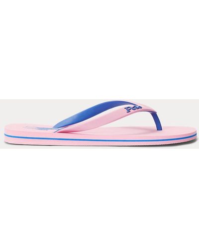 Polo Ralph Lauren Flip-Flop Bolt mit Big Pony - Pink