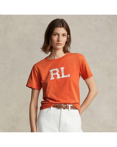 Polo Ralph Lauren T-shirt con stampa - Arancione