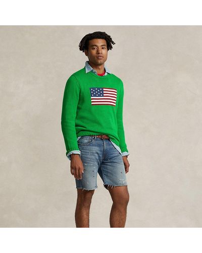 Ralph Lauren The Iconic Flag Sweater in Blue for Men | Lyst