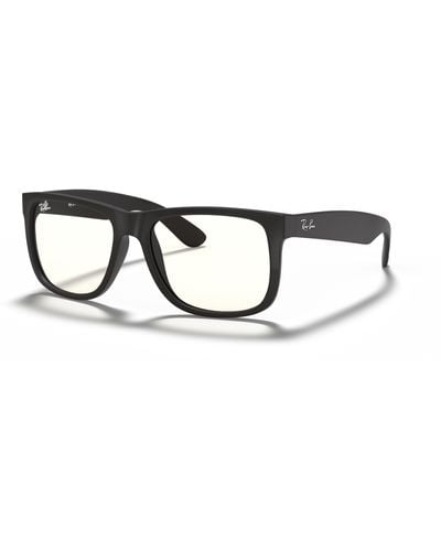 Ray-Ban Justin Clear Sunglasses Frame Clear Lenses - Black