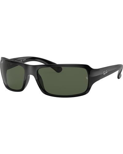 Ray-Ban Sunglasses Man Rb4075 - Black Frame Green Lenses Polarized 61-16
