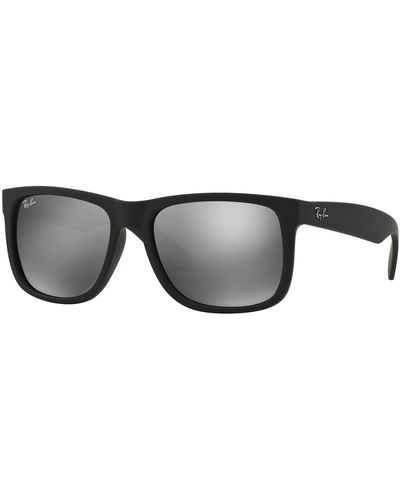 Ray-Ban Justin color mix gafas de sol montura plateado lentes - Negro