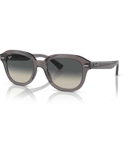 Ray-Ban Erik Sunglasses Frame Grey Lenses - Black