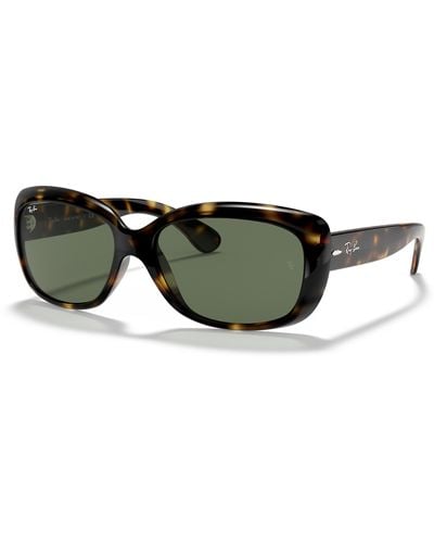 Ray-Ban JACKIE OHH Gafas de sol Carey Montura Verde Lentes 58-17 - Multicolor