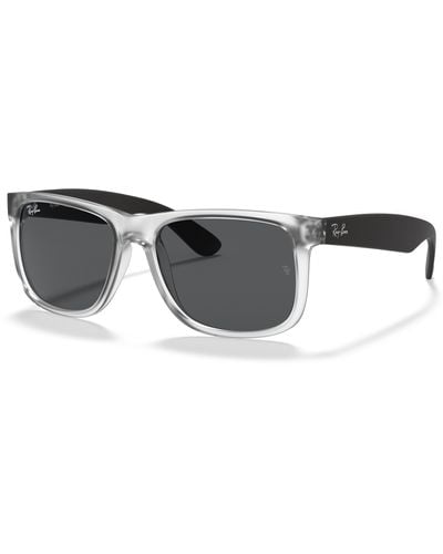 Ray-Ban Justin Colour Mix Sunglasses Frame Grey Lenses - Black