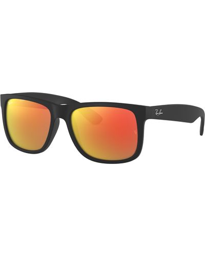 Ray-Ban Justin color mix gafas de sol montura rojo lentes - Negro