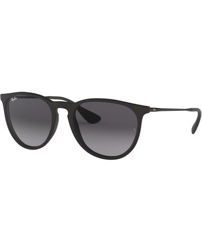 Ray-Ban Erika Classic Sunglasses Frame Grey Lenses - Black