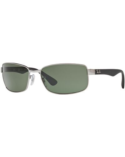 Ray-Ban Sunglasses Man Rb3478 - Black Frame Green Lenses Polarized 60-17