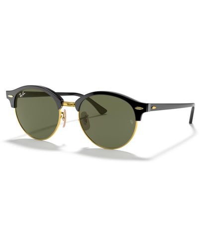 Ray-Ban Clubround classic gafas de sol montura verde lentes