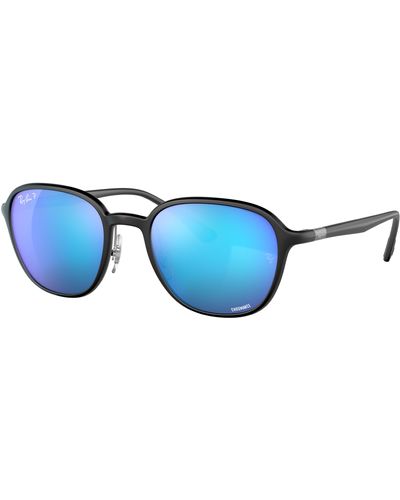 Rb3721ch chromance lunettes de soleil monture verres bleu polarisé Ray-Ban  en coloris Noir | Lyst