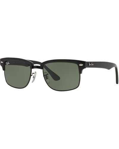 Ray-Ban RB4190 Gafas de sol Negro Montura Verde Lentes 52-19