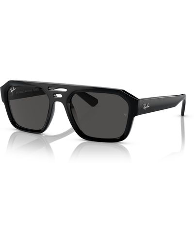Ray-Ban Rb4397 Corrigan Square Sunglasses - Black