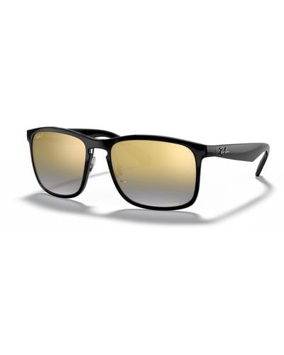 Ray-Ban Rb4264 Chromance Sunglasses Frame Blue Lenses Polarized - Black