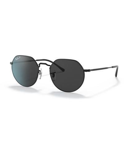 Ray-Ban Rb3565 Jack Round Sunglasses - Black