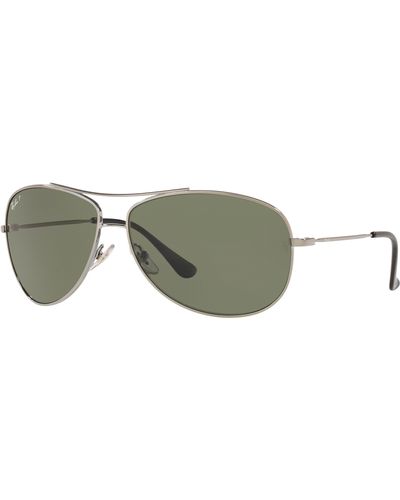 Ray-Ban Rb3293 Sunglasses Frame Green Lenses Polarized - Black