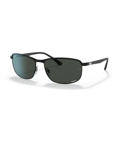 Ray-Ban Sunglasses Unisex Rb3671 - Black Frame Grey Lenses 60-16