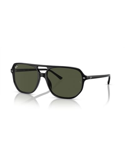 Ray-Ban Bill One Green Navigator Sunglasses Rb2205 901/31 60 - Black