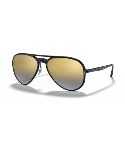 Ray-Ban Rb4320ch chromance lunettes de soleil monture verres bleu polarisé - Noir