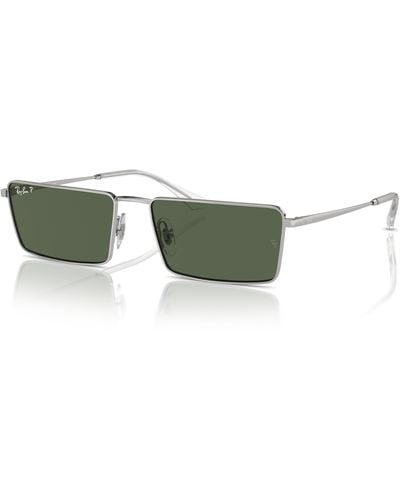 Ray-Ban Emy bio-based lunettes de soleil monture verres vert polarisé